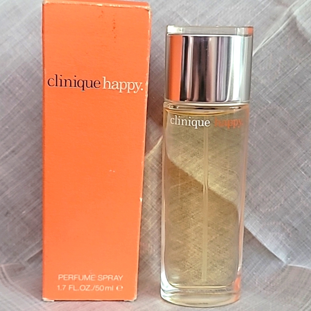NIB 1.7 oz spray bottle of Clinique Happy perfume